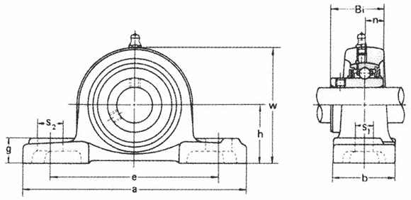 Подшипник UCP схема