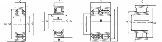 Подшипники роликовые радиальные