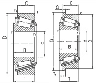 однорядные радиально-упорные роликовые подшипники однорядные радиально-упорные роликовые подшипники